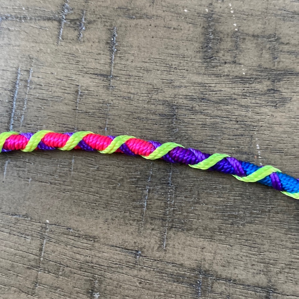 Multi Colored Homemade Bracelet - Picture 4 of 6